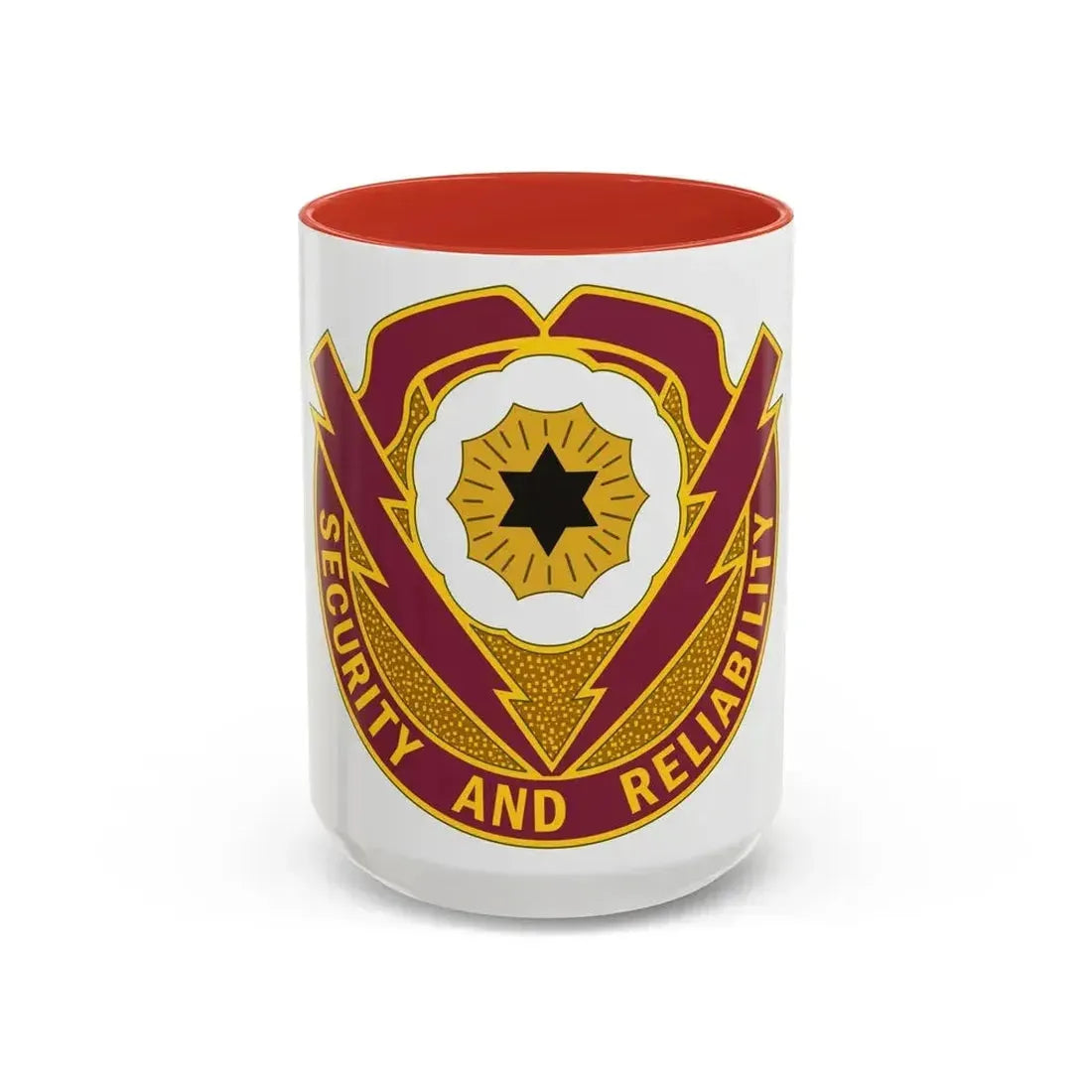 72nd Brigade Support Battalion 72nd BSB (U.S. Army) Accent Coffee Mug 15oz Red - Go Mug Yourself