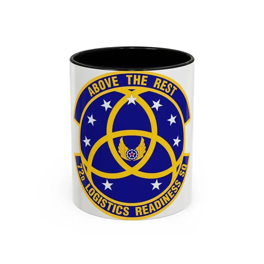 72nd Logistics Readiness Squadron (U.S. Air Force) Accent Coffee Mug 11oz Black - Go Mug Yourself