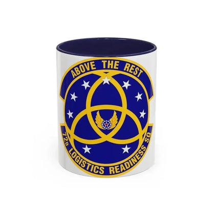 72nd Logistics Readiness Squadron (U.S. Air Force) Accent Coffee Mug 11oz Navy - Go Mug Yourself
