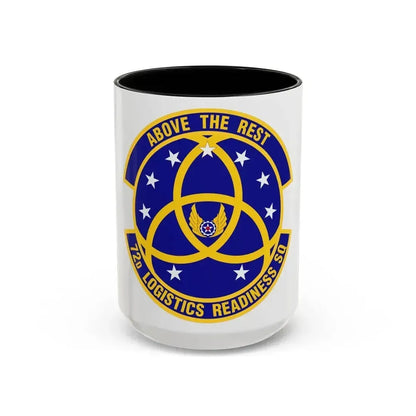 72nd Logistics Readiness Squadron (U.S. Air Force) Accent Coffee Mug 15oz Black - Go Mug Yourself