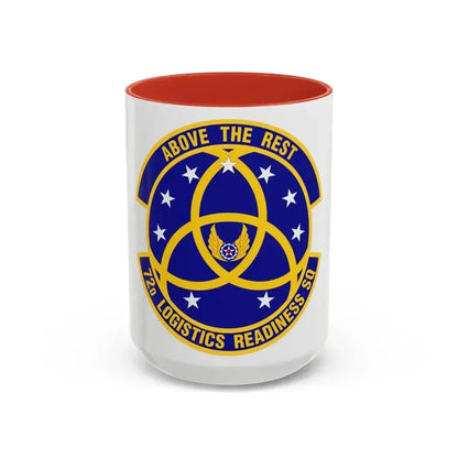 72nd Logistics Readiness Squadron (U.S. Air Force) Accent Coffee Mug 15oz Red - Go Mug Yourself