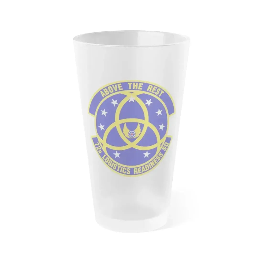 72nd Logistics Readiness Squadron (U.S. Air Force) Frosted Pint Glass 16oz 16oz Frosted - Go Mug Yourself
