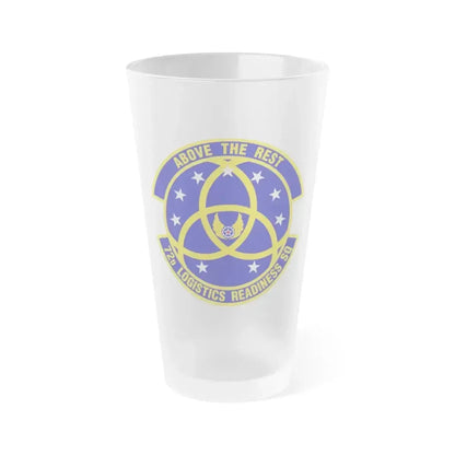72nd Logistics Readiness Squadron (U.S. Air Force) Frosted Pint Glass 16oz 16oz Frosted - Go Mug Yourself