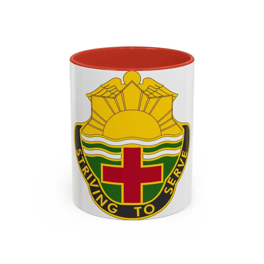 73 Field Hospital (U.S. Army) Accent Coffee Mug-11oz-Red-Go Mug Yourself