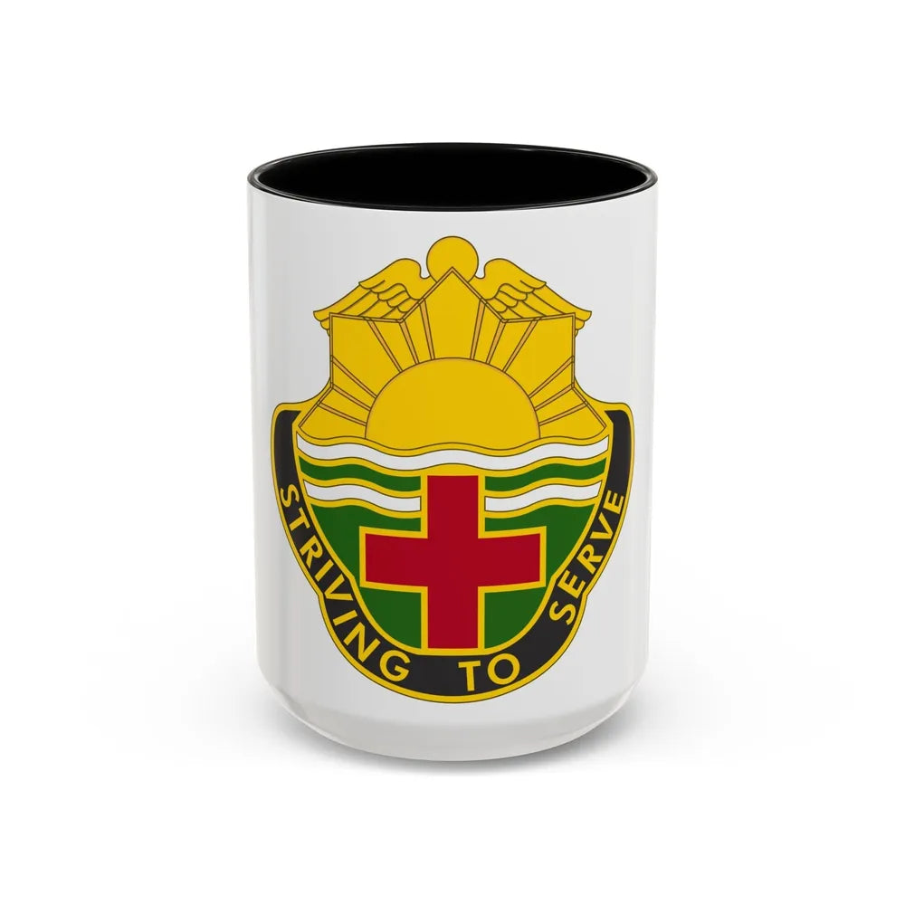 73 Field Hospital (U.S. Army) Accent Coffee Mug-15oz-Black-Go Mug Yourself