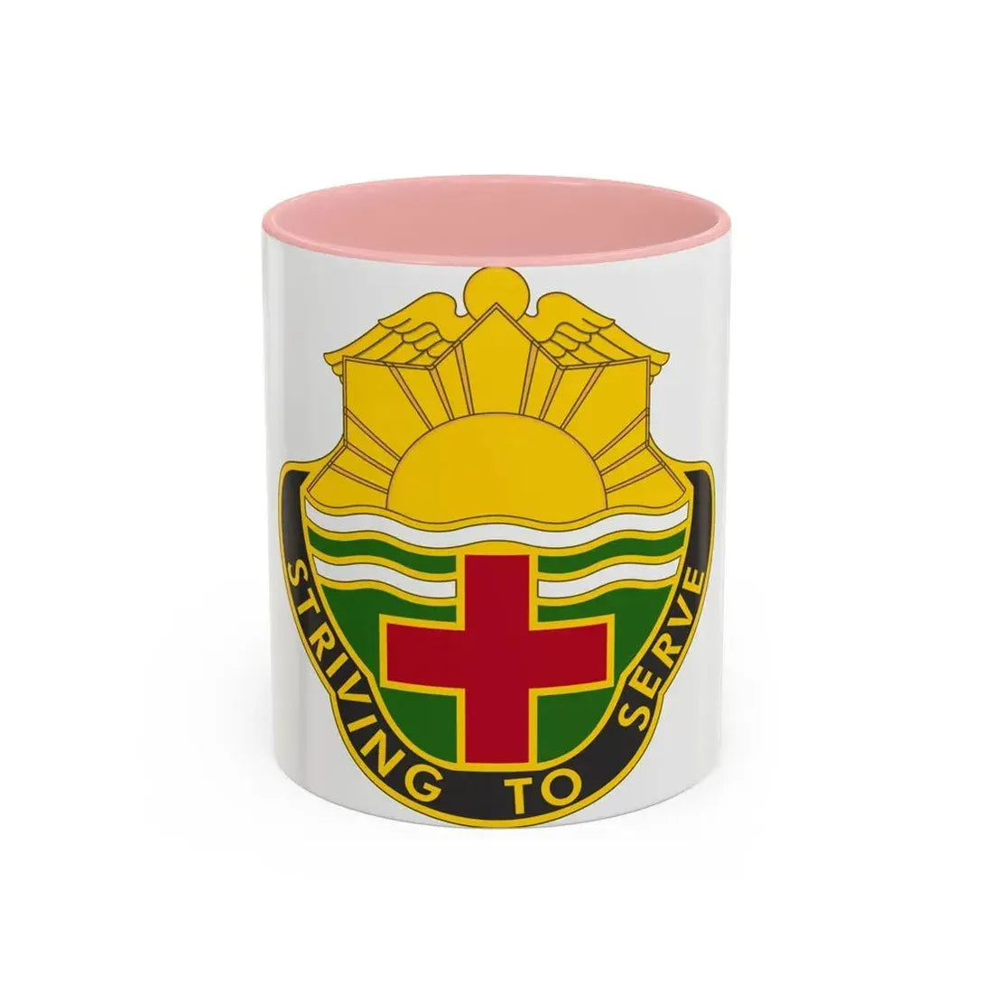 73 Field Hospital (U.S. Army) Accent Coffee Mug 11oz Pink - Go Mug Yourself