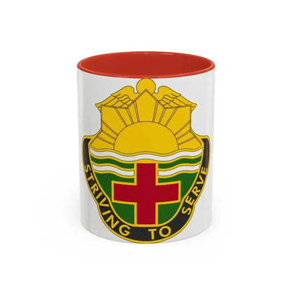 73 Field Hospital (U.S. Army) Accent Coffee Mug 11oz Red - Go Mug Yourself