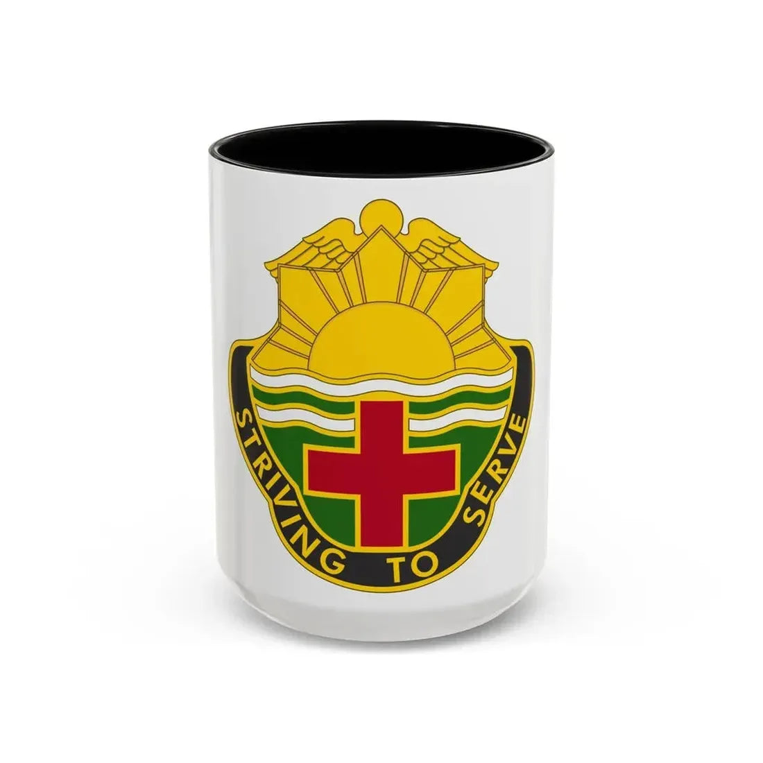 73 Field Hospital (U.S. Army) Accent Coffee Mug 15oz Black - Go Mug Yourself