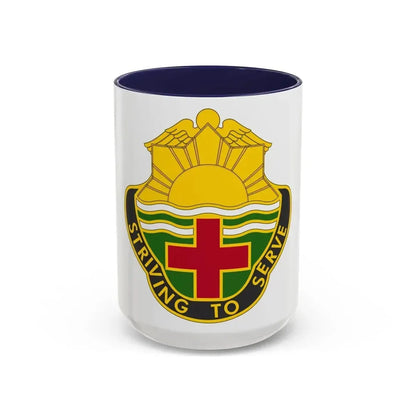 73 Field Hospital (U.S. Army) Accent Coffee Mug 15oz Navy - Go Mug Yourself
