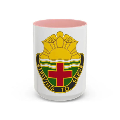 73 Field Hospital (U.S. Army) Accent Coffee Mug 15oz Pink - Go Mug Yourself