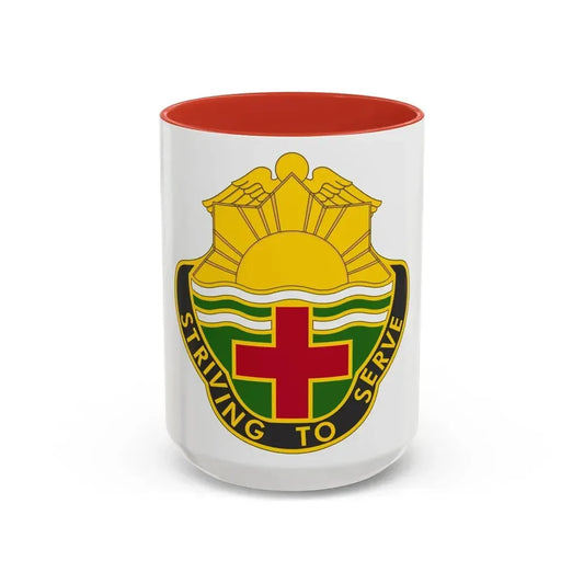 73 Field Hospital (U.S. Army) Accent Coffee Mug 15oz Red - Go Mug Yourself