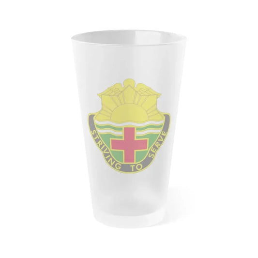 73 Field Hospital (U.S. Army) Frosted Pint Glass 16oz Default Title - Go Mug Yourself