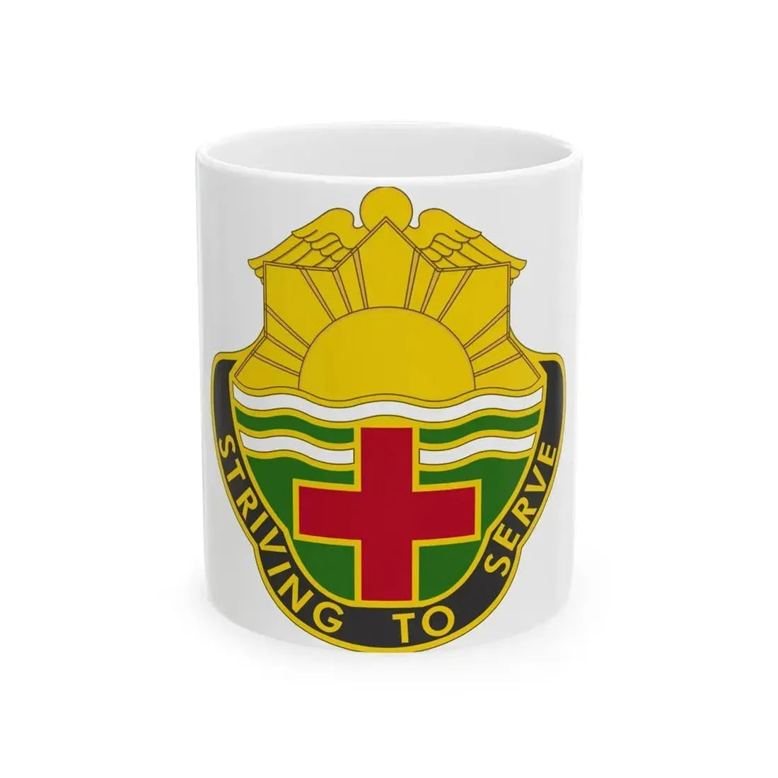 73 Field Hospital (U.S. Army) White Coffee Mug 11oz - Go Mug Yourself