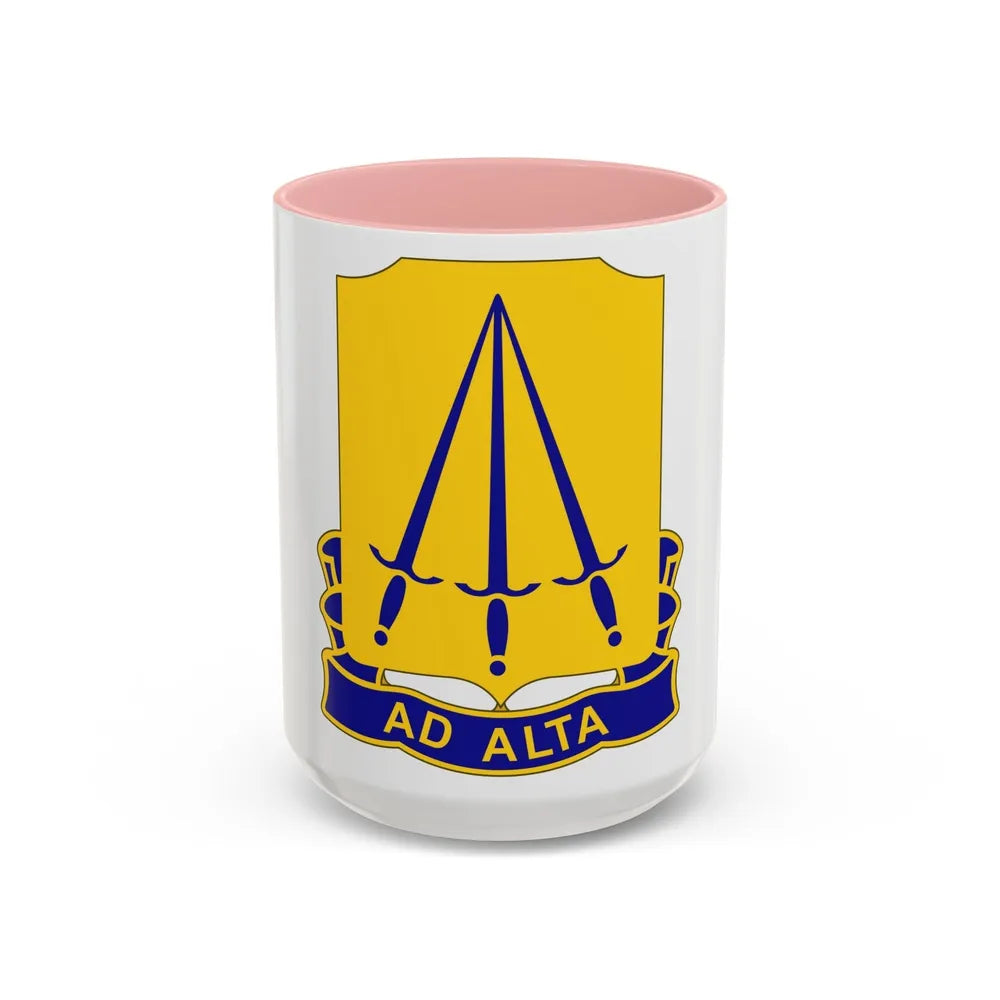 73 Ordnance Battalion (U.S. Army) Accent Coffee Mug-15oz-Pink-Go Mug Yourself