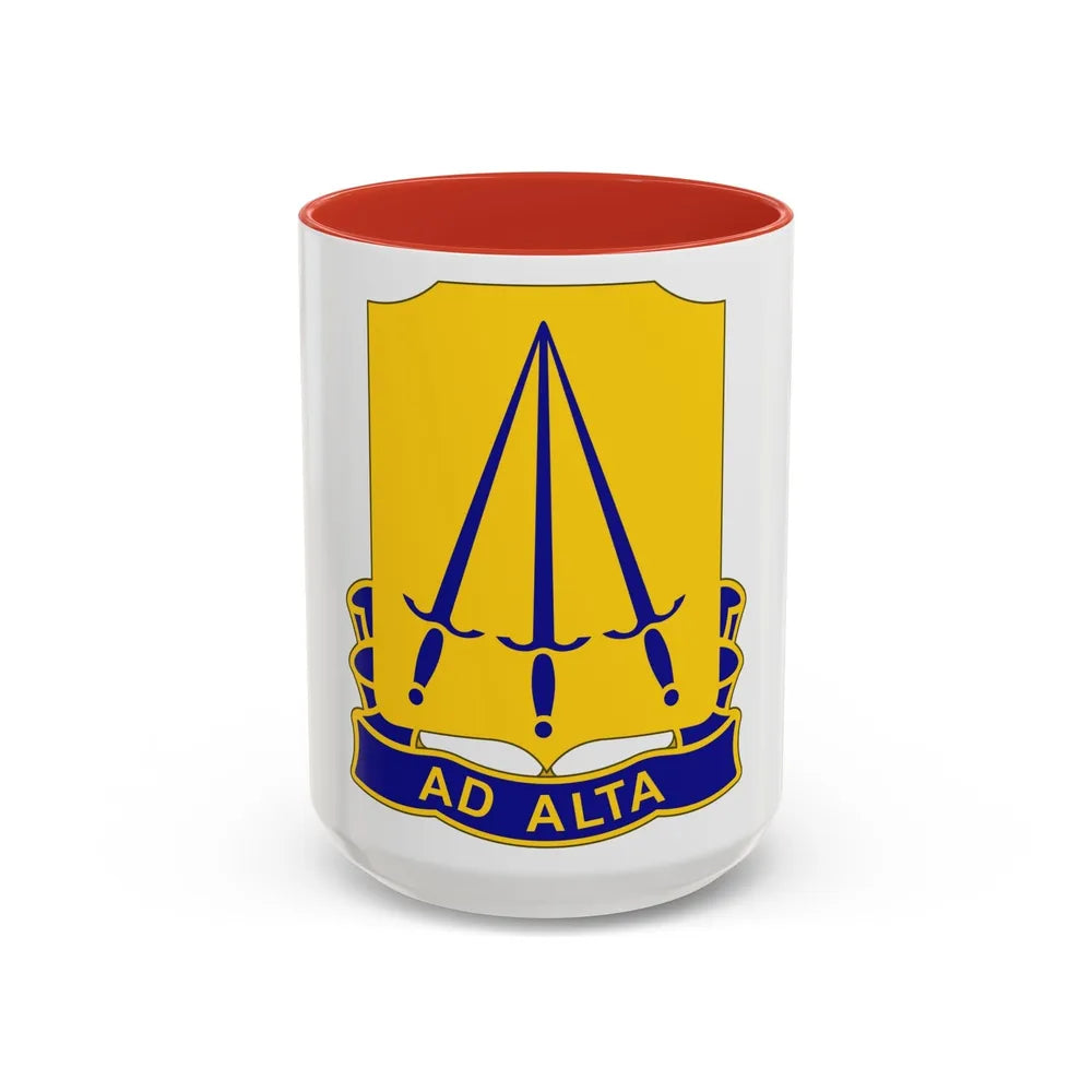 73 Ordnance Battalion (U.S. Army) Accent Coffee Mug-15oz-Red-Go Mug Yourself