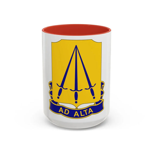 73 Ordnance Battalion (U.S. Army) Accent Coffee Mug-15oz-Red-Go Mug Yourself