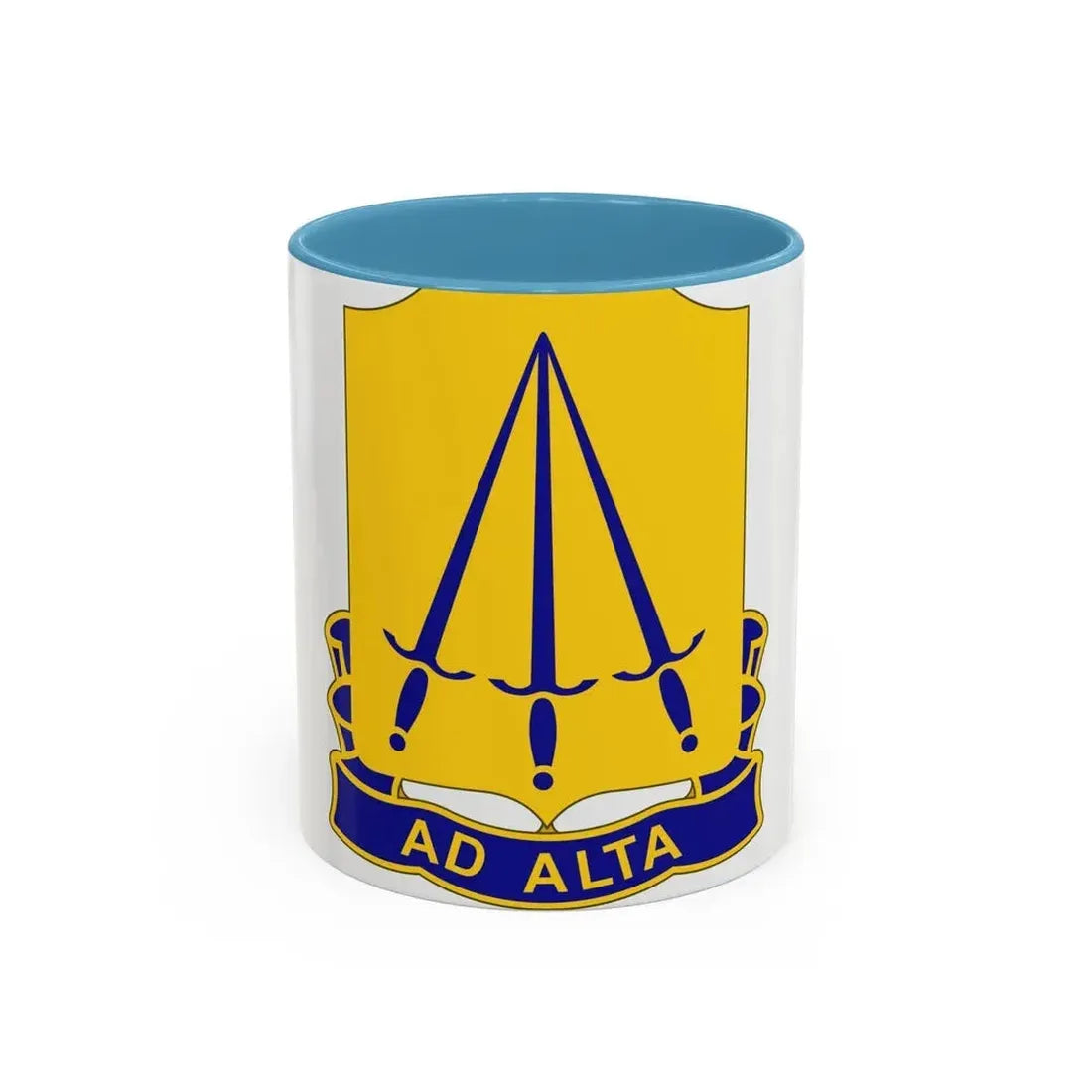 73 Ordnance Battalion (U.S. Army) Accent Coffee Mug 11oz Light Blue - Go Mug Yourself