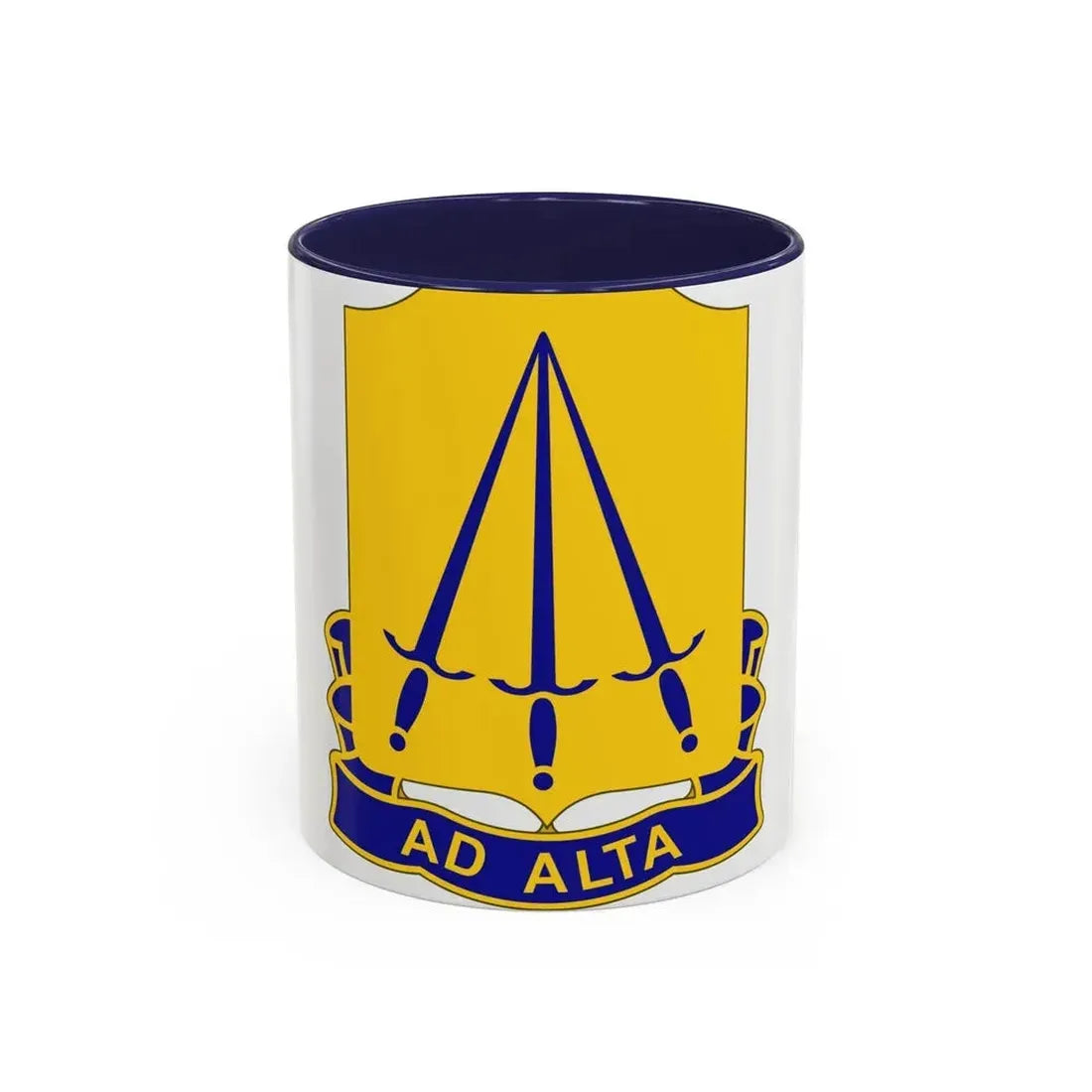 73 Ordnance Battalion (U.S. Army) Accent Coffee Mug 11oz Navy - Go Mug Yourself