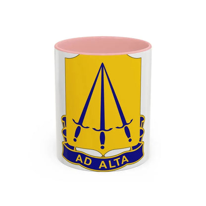 73 Ordnance Battalion (U.S. Army) Accent Coffee Mug 11oz Pink - Go Mug Yourself