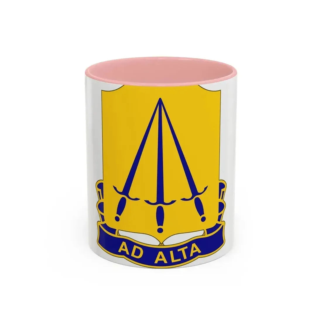 73 Ordnance Battalion (U.S. Army) Accent Coffee Mug 11oz Pink - Go Mug Yourself
