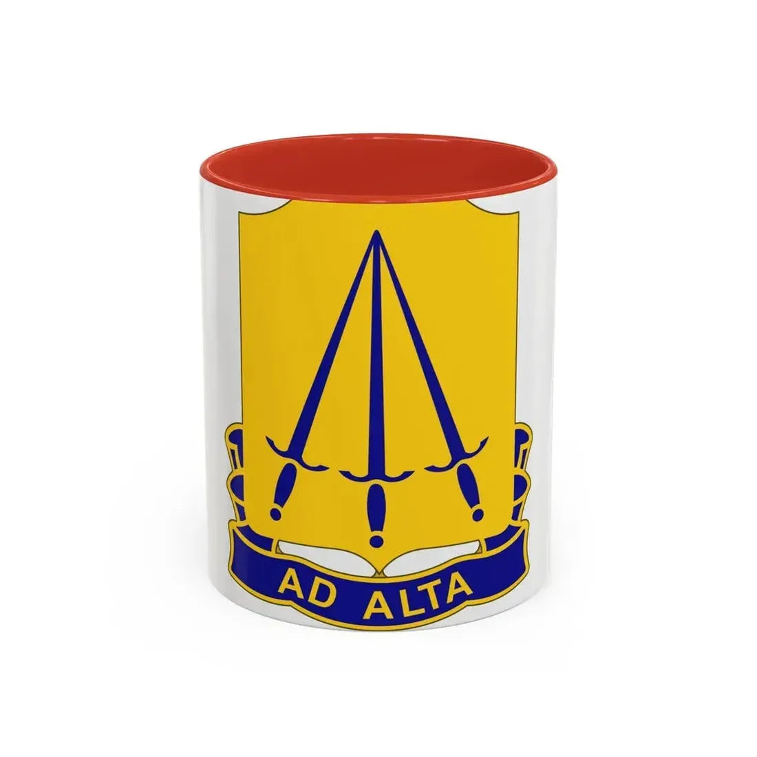 73 Ordnance Battalion (U.S. Army) Accent Coffee Mug 11oz Red - Go Mug Yourself