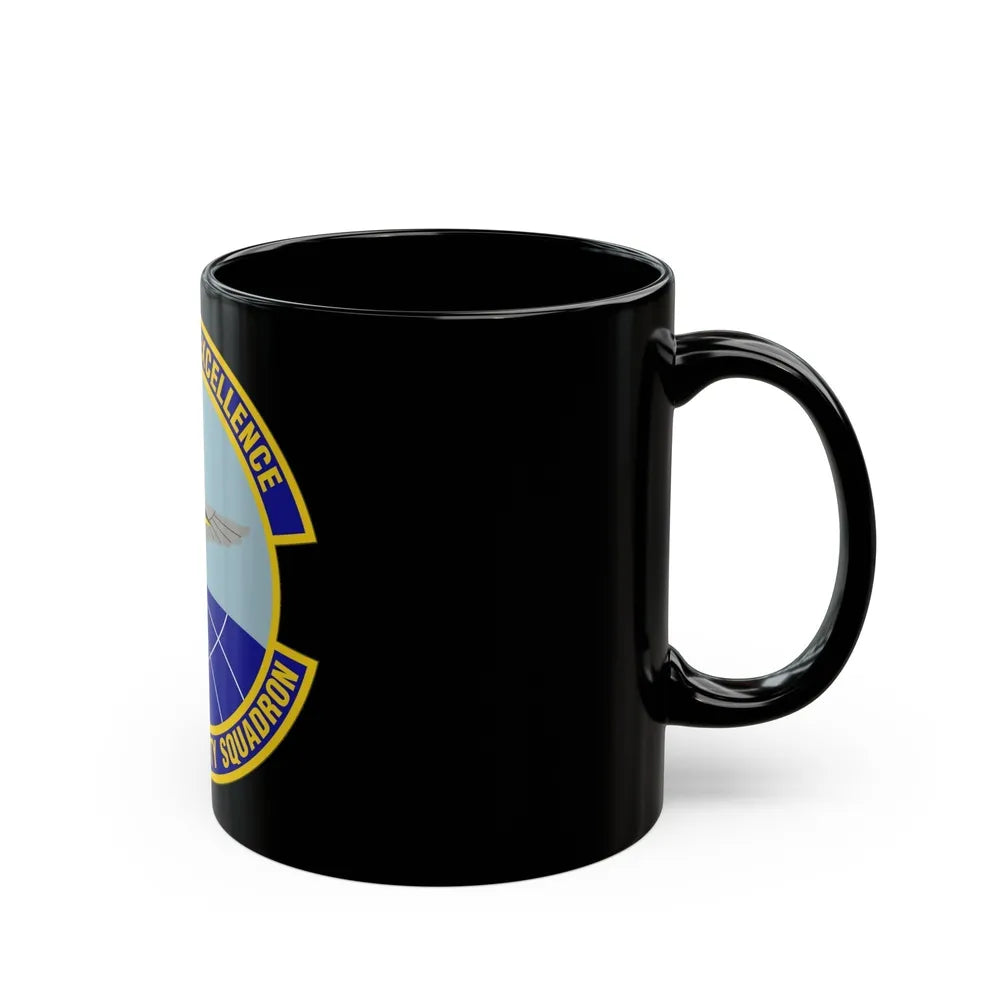 730 Air Mobility Squadron AMC (U.S. Air Force) Black Coffee Mug-Go Mug Yourself