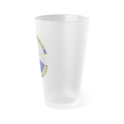 730 Air Mobility Squadron AMC (U.S. Air Force) Frosted Pint Glass 16oz-Go Mug Yourself