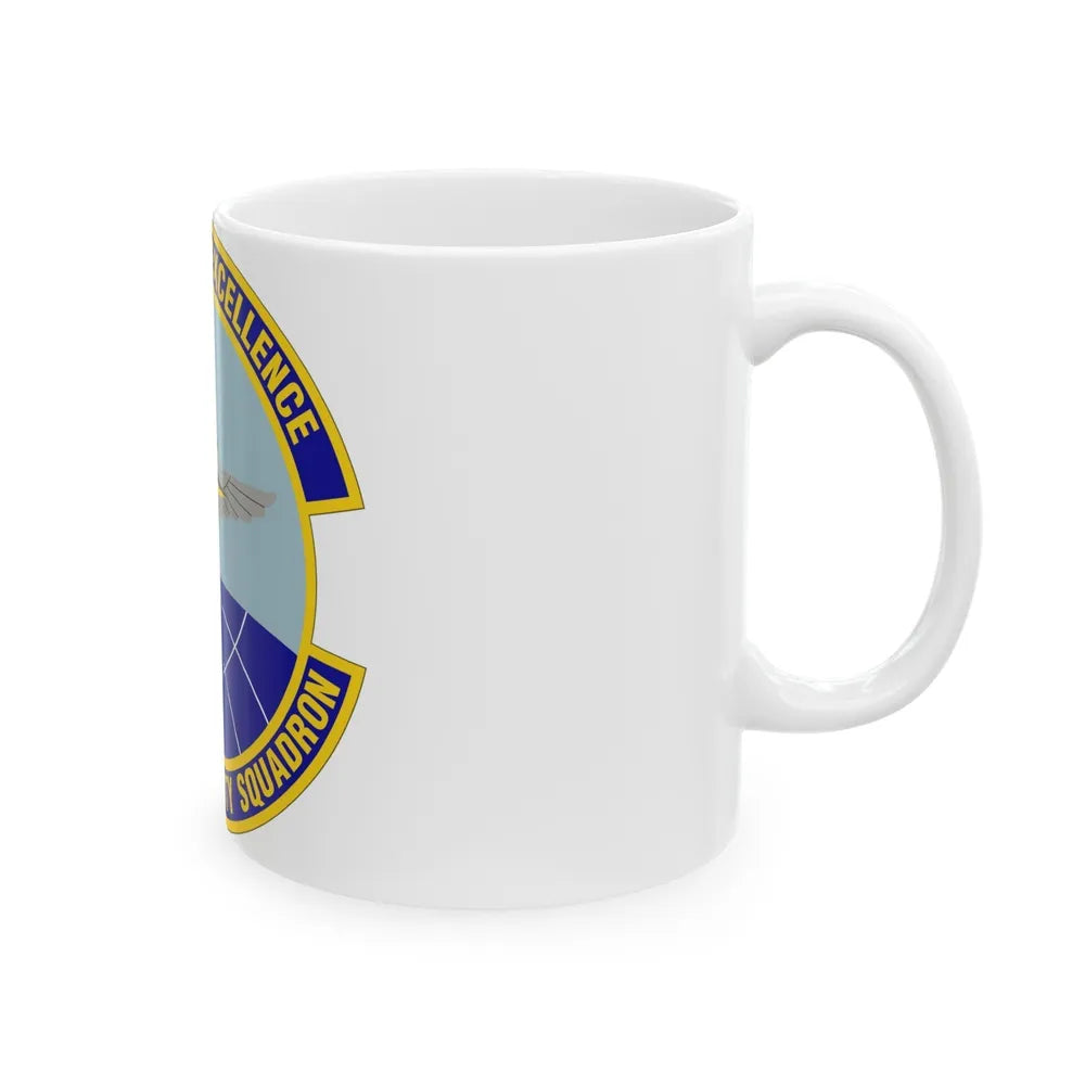 730 Air Mobility Squadron AMC (U.S. Air Force) White Coffee Mug-Go Mug Yourself