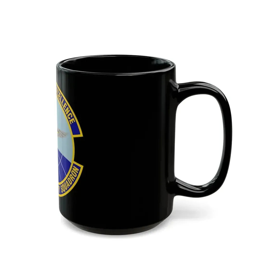 730 Air Mobility Squadron AMC (U.S. Air Force) Black Coffee Mug - Go Mug Yourself