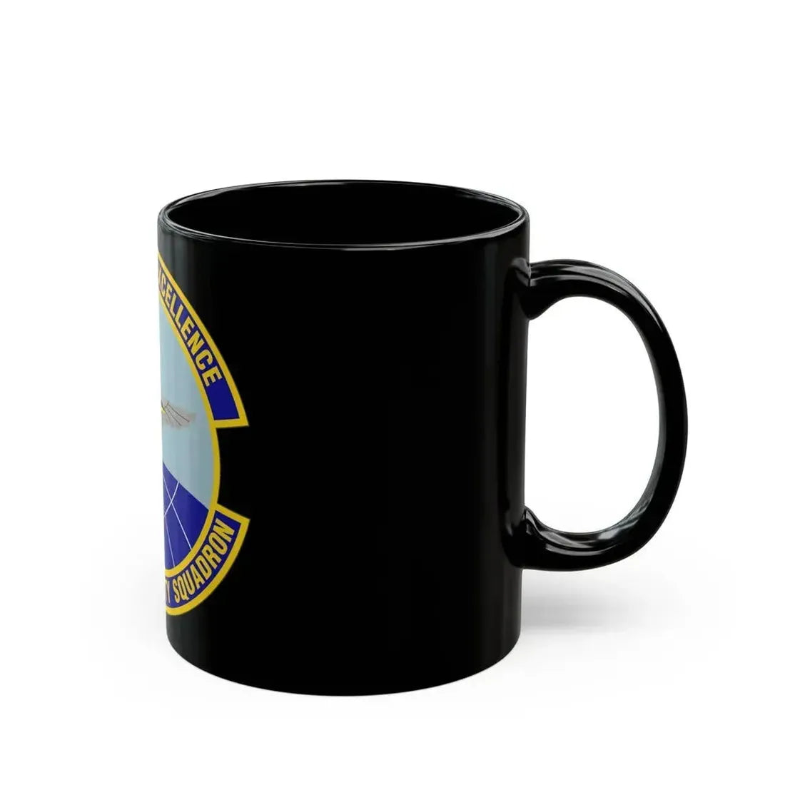 730 Air Mobility Squadron AMC (U.S. Air Force) Black Coffee Mug - Go Mug Yourself