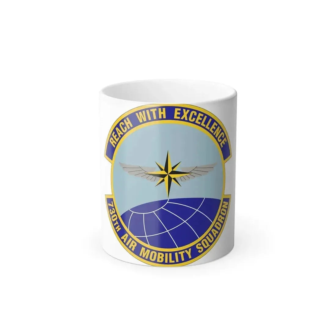 730 Air Mobility Squadron AMC (U.S. Air Force) Color Changing Coffee Mug 11oz - Go Mug Yourself