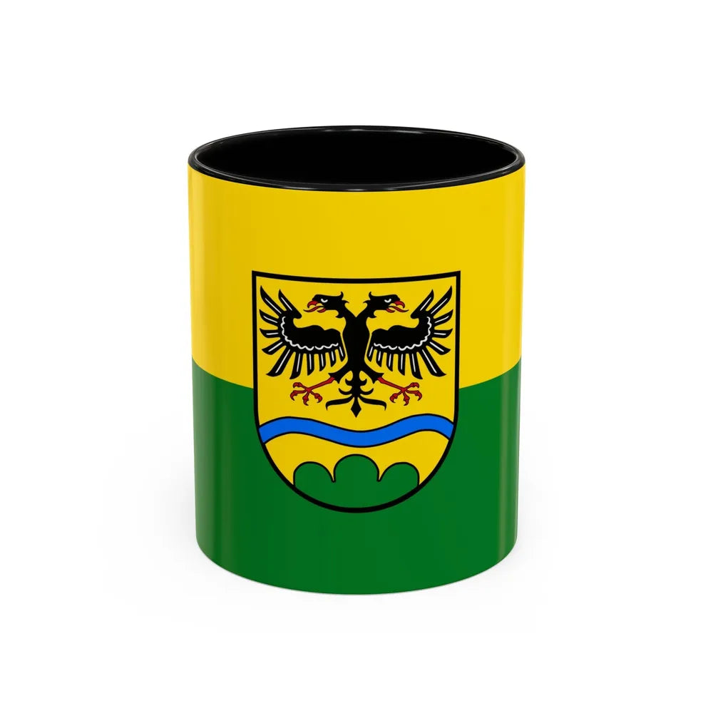 Flag of Deggendorf Germany - Accent Coffee Mug-11oz-Black-Go Mug Yourself