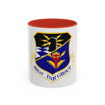 691 Intelligence Surveillance and Reconnaissance Group ACC (U.S. Air Force) Accent Coffee Mug