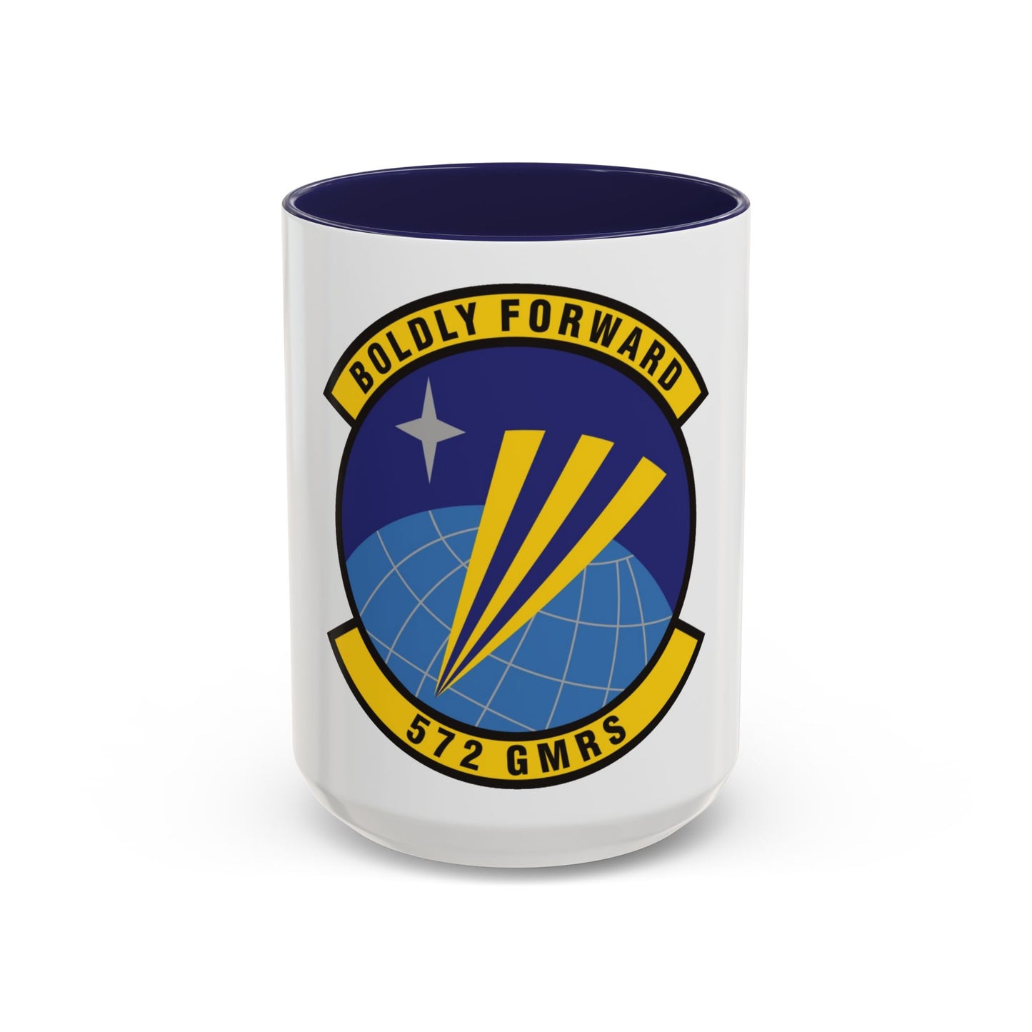 572d Global Mobility Readiness Squadron (U.S. Air Force) Accent Coffee Mug