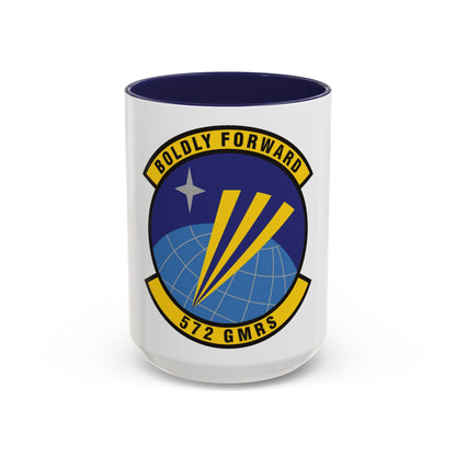 572d Global Mobility Readiness Squadron (U.S. Air Force) Accent Coffee Mug