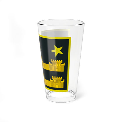 SS.OO.1.GEND.REGIMEN INTERNO.SUBDIRECTOR (Chile) (Military Rank) Pint Glass 16oz