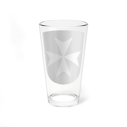 Livgardet 11. militärpolisbataljonens stab vapen (Sweden) (Coat of Arms) Pint Glass 16oz