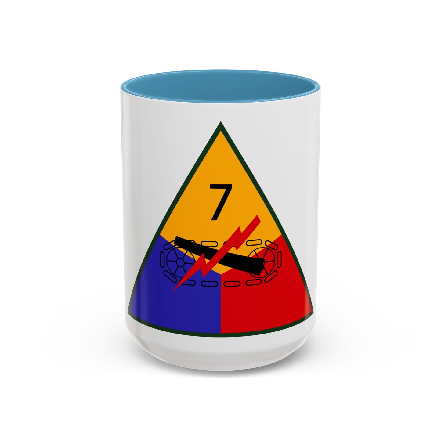 7th Armored Division (U.S. Army) Accent Coffee Mug