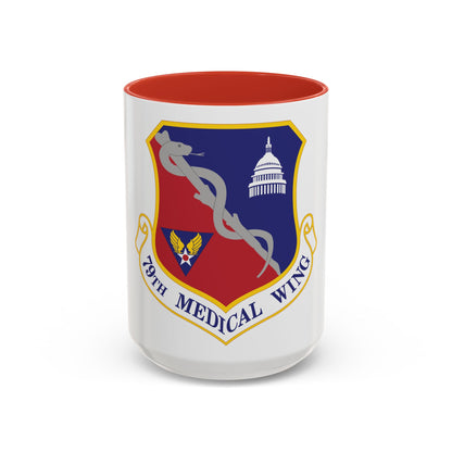 79th Medical Wing (U.S. Air Force) Accent Coffee Mug