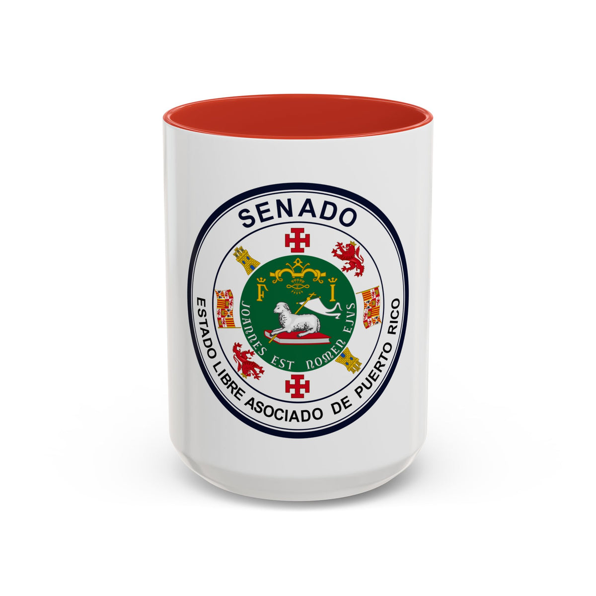 Seal of Puerto Rico Senate - Accent Coffee Mug