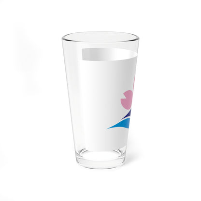Flag of Sakuragawa Ibaraki (Japan) Pint Glass 16oz