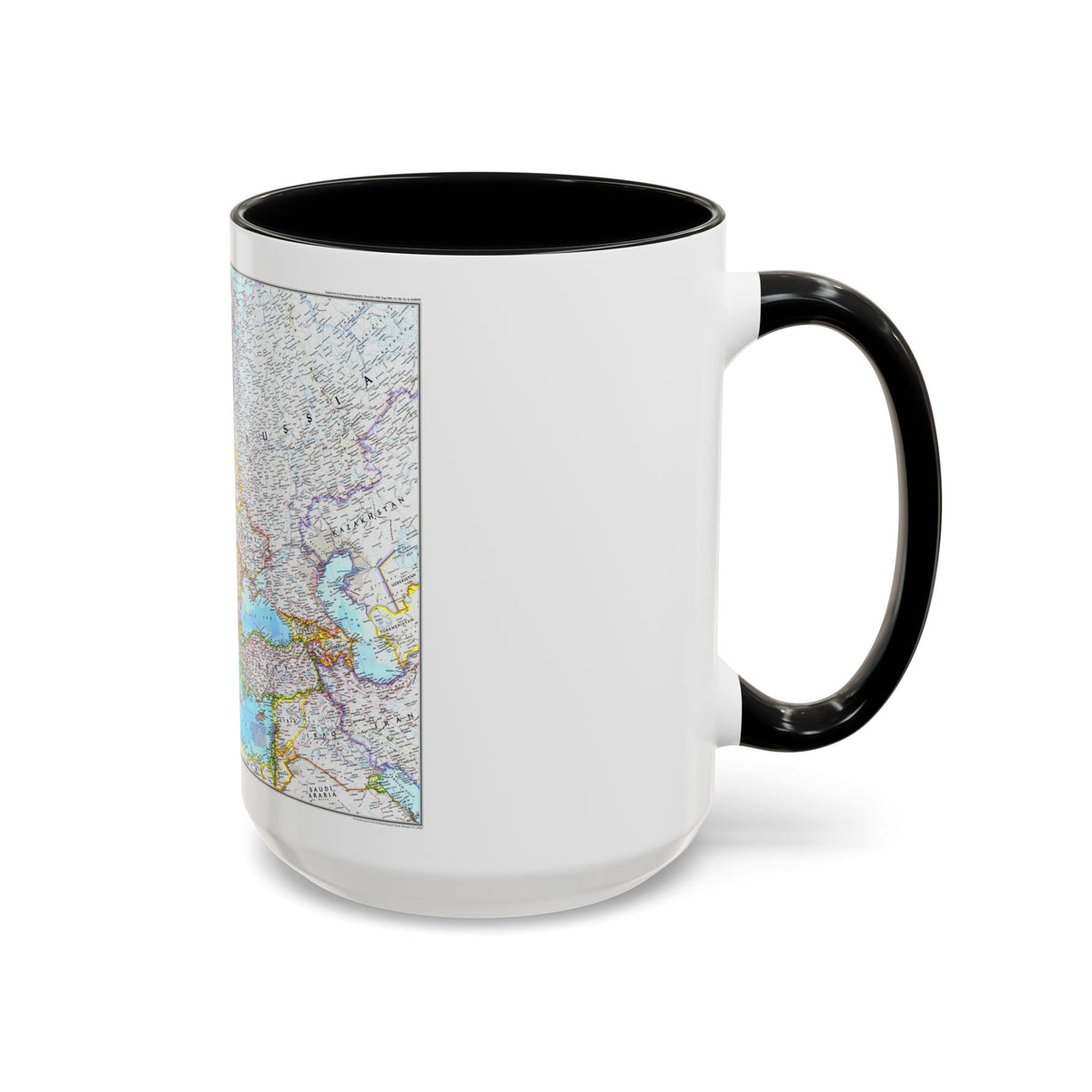 Europe (1992) (Map) Accent Coffee Mug