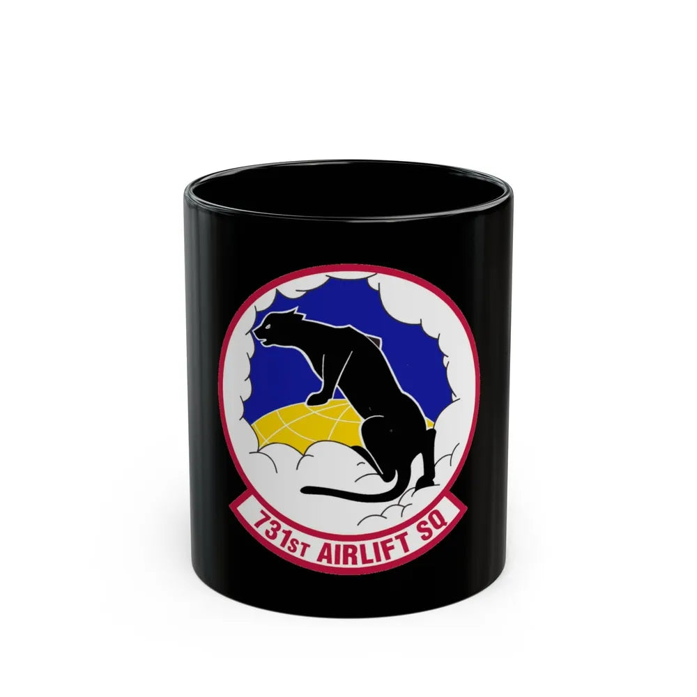 731 Airlift Squadron AFRC (U.S. Air Force) Black Coffee Mug-11oz-Go Mug Yourself