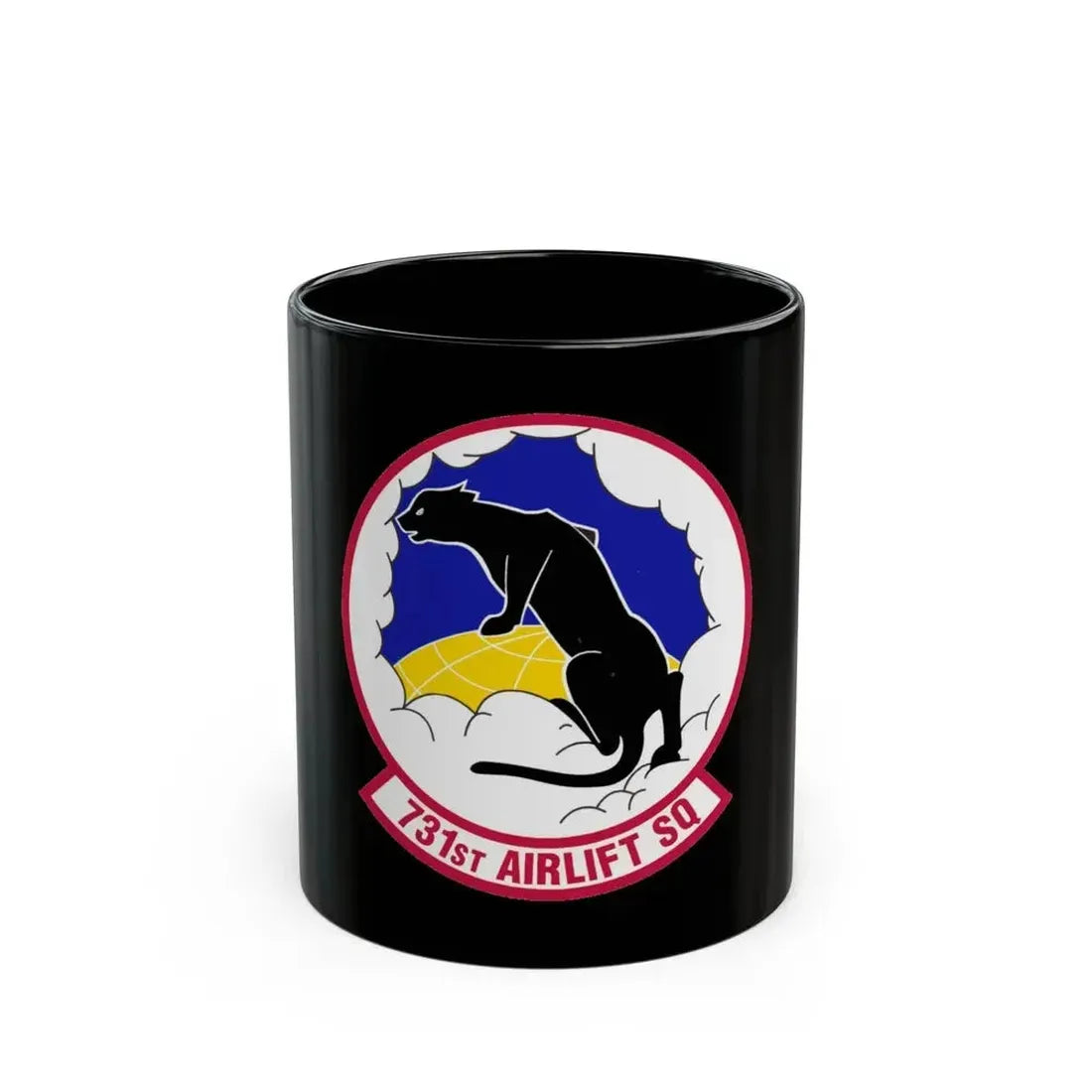 731 Airlift Squadron AFRC (U.S. Air Force) Black Coffee Mug 11oz - Go Mug Yourself