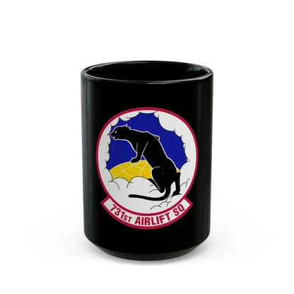 731 Airlift Squadron AFRC (U.S. Air Force) Black Coffee Mug 15oz - Go Mug Yourself