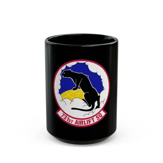 731 Airlift Squadron AFRC (U.S. Air Force) Black Coffee Mug 15oz - Go Mug Yourself