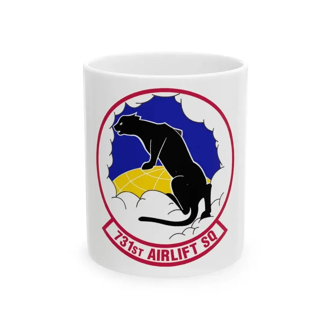 731 Airlift Squadron AFRC (U.S. Air Force) White Coffee Mug 11oz - Go Mug Yourself