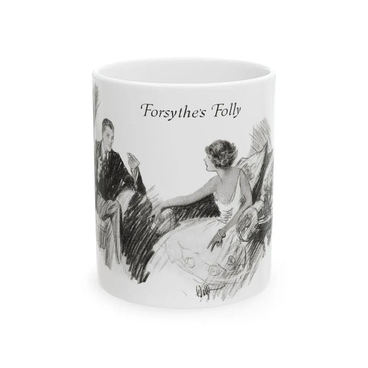 Forsythe's Folly (2), McCalls magazine, November 1923 - White Coffee Mug-11oz-Go Mug Yourself