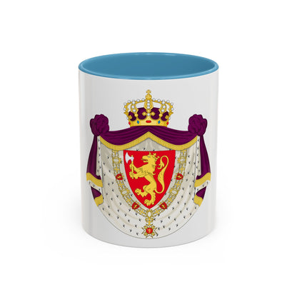 Greater royal coat of arms of Norway - Accent Coffee Mug