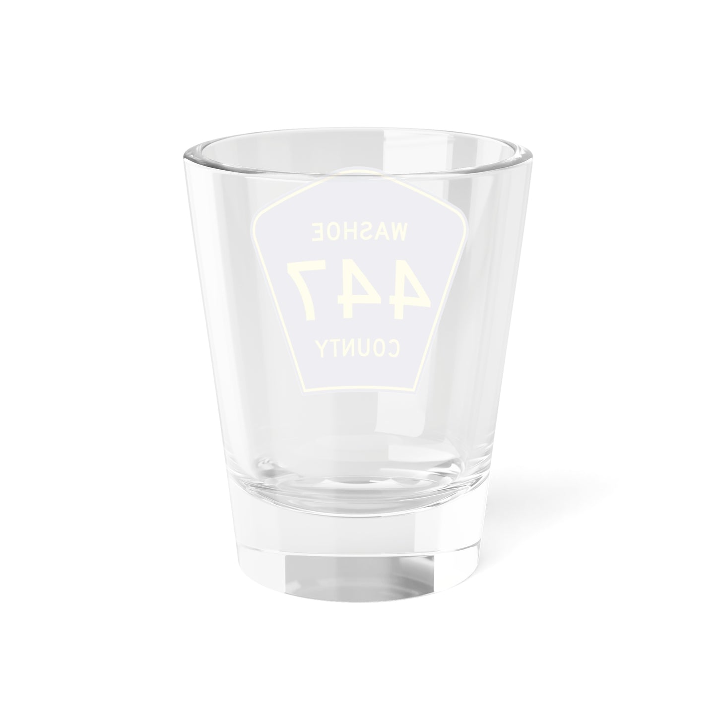 Washoe County Route 447 NV (Nevada) (Road Sign) Shot Glass 1.5oz